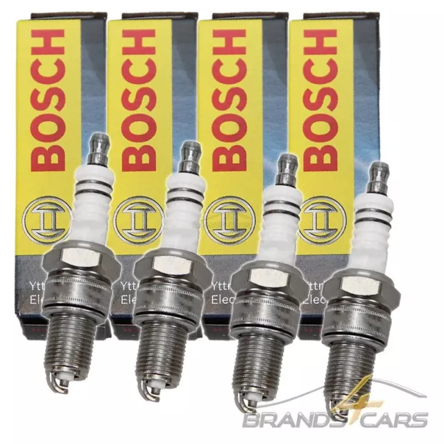 4x BOSCH ZÜNDKERZE FÜR SEAT AROSA 6H IBIZA 6K CORDOBA 6K INCA TOLEDO 1L