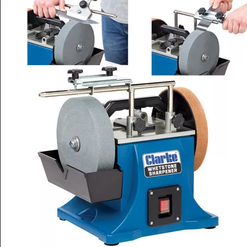 Clarke CWS200B 200mm Whetstone Sharpener (230V)