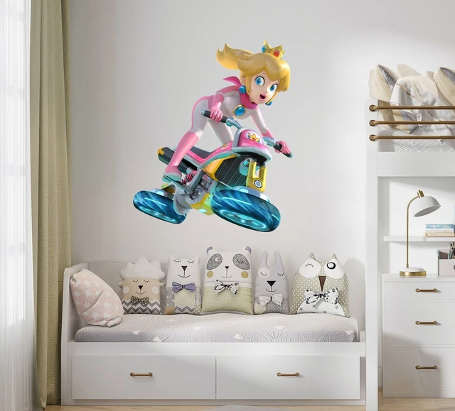Autocollant Mural Mario 3D World En Vinyle Amovible - Décor Gamer - Marque Oracal - Neuf Sous Emballage