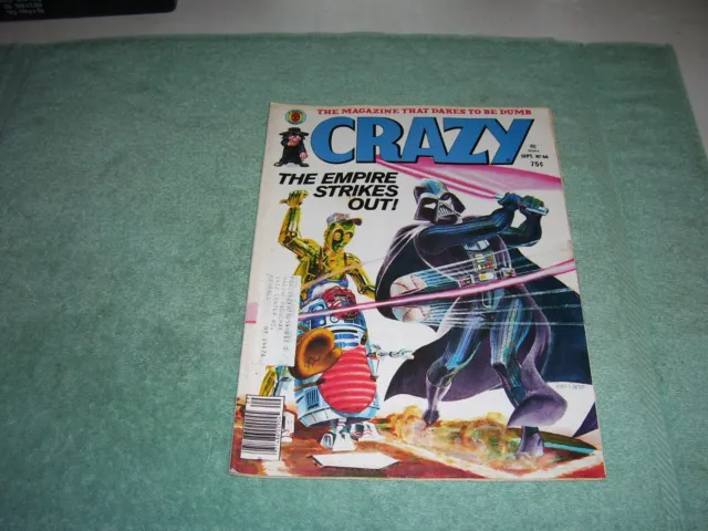 CRAZY #66 Magazine, Star Trek, Frankenstein, Sept.. 1980, Stan Lee, Marvel