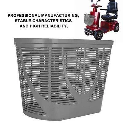 XL Waterproof Front Storage Basket Bag for UK Mobility Scooters - Black