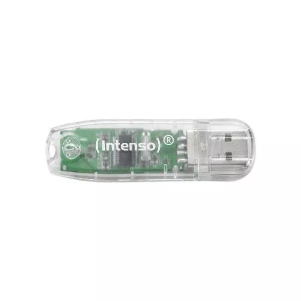 Clé USB Intenso Rainbow Line 32 Go Transparente 3502480-Clé USB Intenso