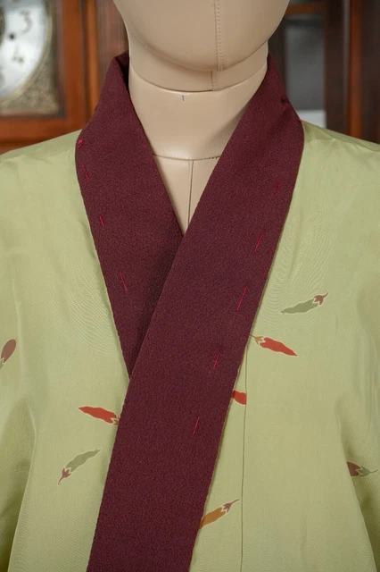 Dear Vanilla Japanese Juban Undergown Women's Kimono Genuine Vintage Mint 3