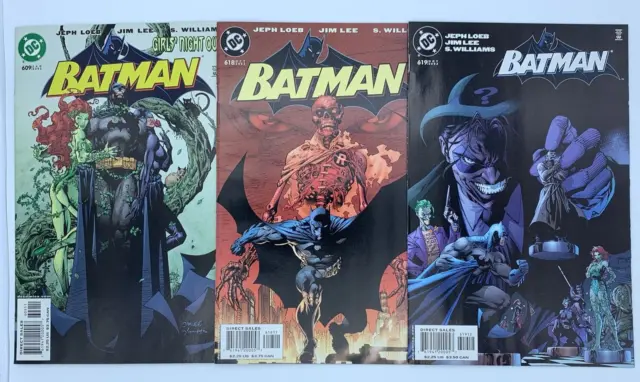Batman #609, 618, 619, DC Comics, Jim Lee, 1st Thomas Elliot, Hush (2003)