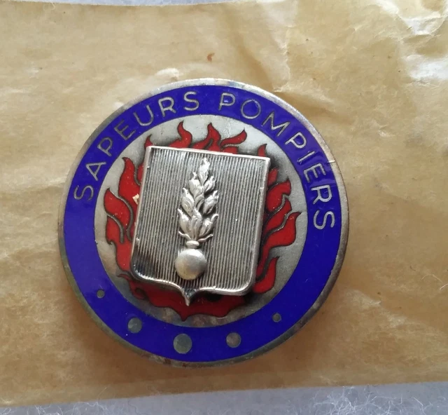 Insigne Militaria Fédération Des Sapeurs-Pompiers – 'Membre Actif' – Occasion