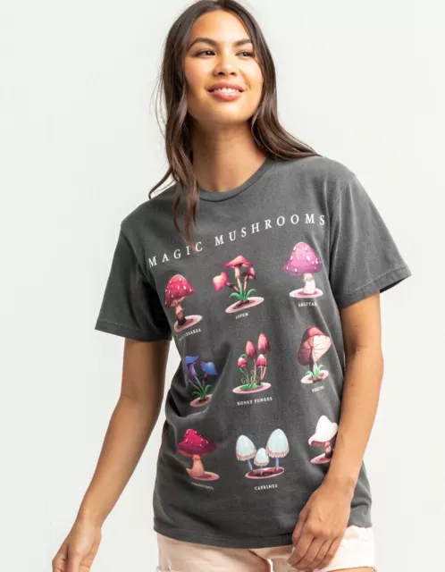 FULL TILT Magic Mushroom Women’s Oversized Tee Size Small