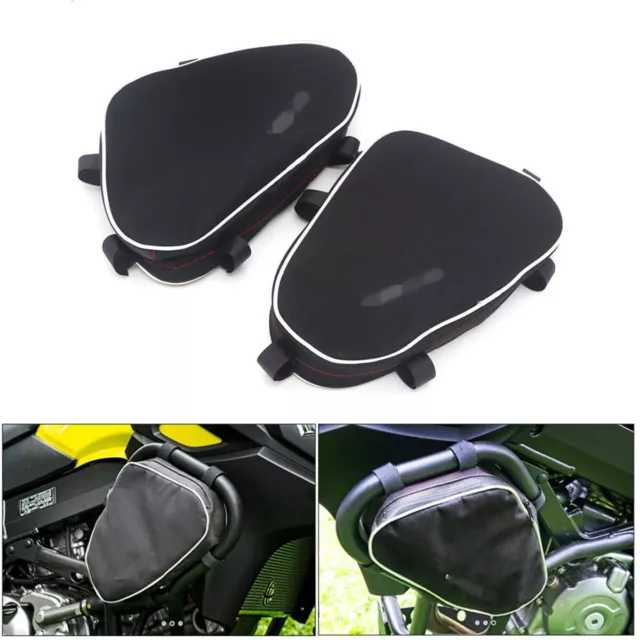 Motorcycle Frame Crash Bars Bag Repair Tool Bag For Suzuki V-Strom DL650 DL1000