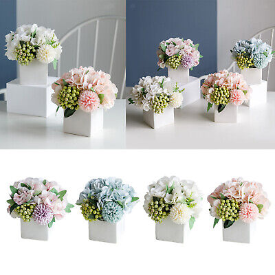 HanOBC fiori e ortensie naturali 50,8 cm Ghirlande artificiali per porta per casa motivo tulipano casa matrimonio 