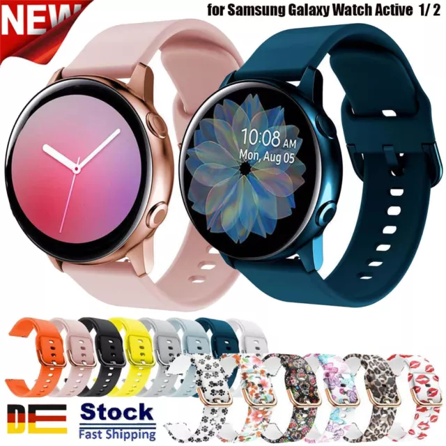Sport Silikon Armband Für Samsung Galaxy Watch 42mm/46mm Active2 40/44mm Gear S3