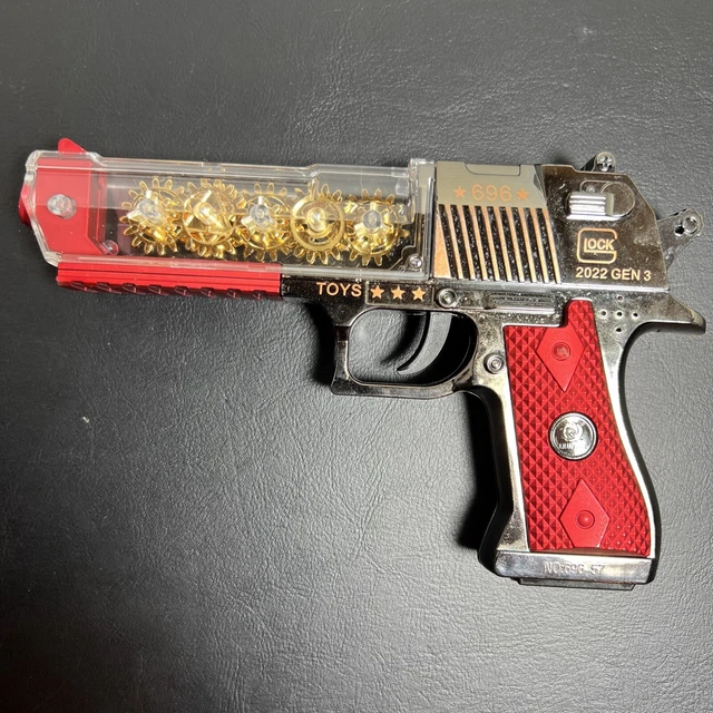 TOY GUN BLASTER Pistol Glock Sound Effects And Lights - Video $15.00
