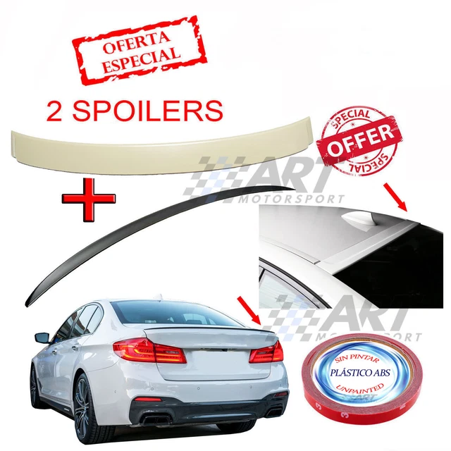 Pack De Spoilers pour BMW G30 Aileron De Toit + Aileron de Coffre ABS + 3M