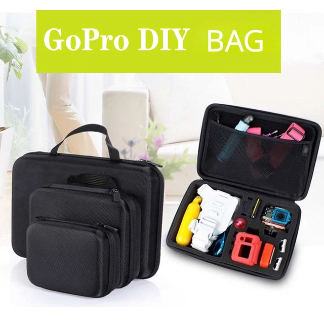 Estuche pequeño de almacenamiento portátil para cámara EVA para accesorio GoPro 9 8 5 caja Go Pro