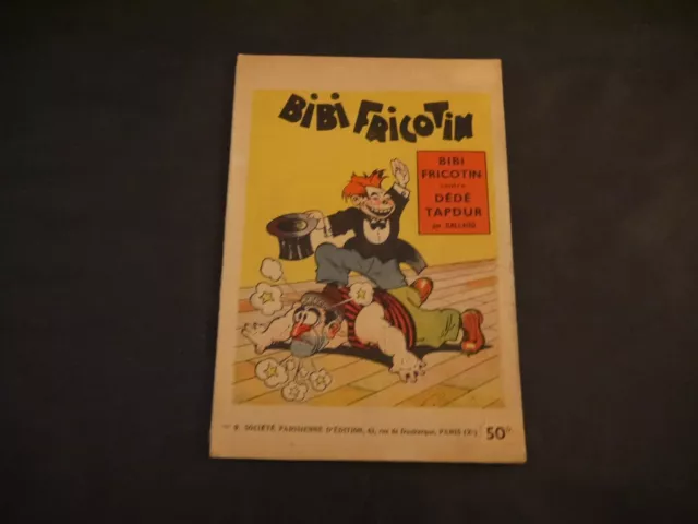 Callaud Bibi Fricotin N°9 Contre Dede Tapdur Eo 1948