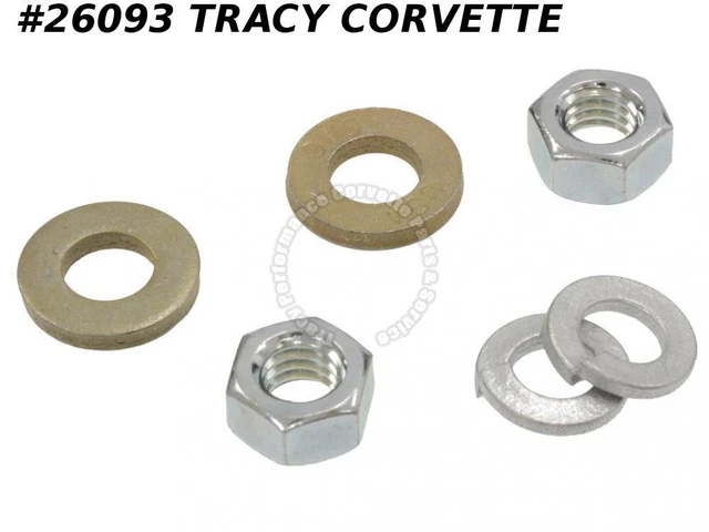 1964-1966 Parking Emergency Brake Cable Pulley Bracket To Firewall With Washers