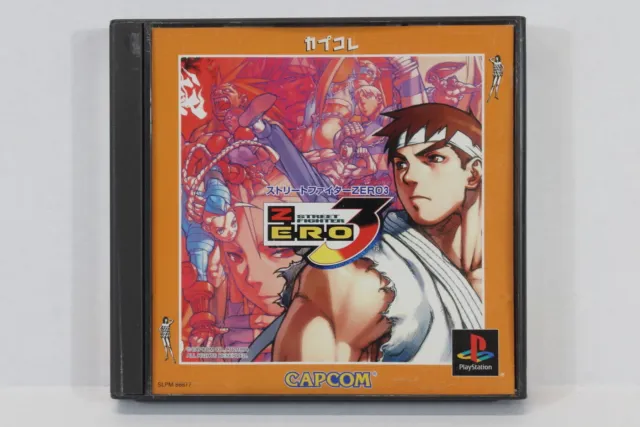 Street Fighter ZERO 3 Alpha CAPCOM Collection PS1 PS 1 PlayStation Japan Import