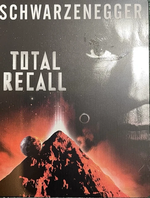 TOTAL RECALL BLU Ray Steelbook Arnold Schwarzenegger Original Uk ...