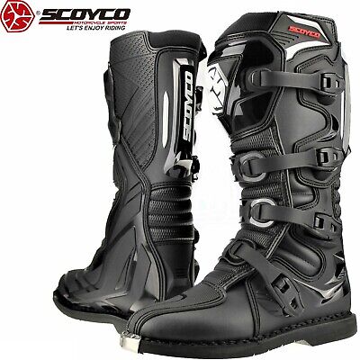 Scoyco Motorbike Motorcycle Boots Motocross Off Road Enduro CE Approved Shoes