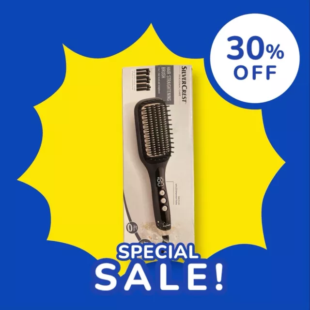 SILVERCREST PERSONAL CARE Hair Straightening Brush 23.49 PicClick UK