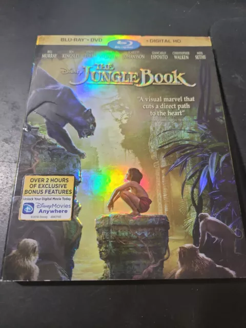 THE JUNGLE BOOK (Blu-ray, 2016, Live Action) w Slipcover $7.16 - PicClick