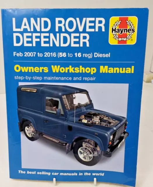 Land Rover Defender Diesel (Feb 07 - 16) 56 to 16 Haynes Manual (1004)
