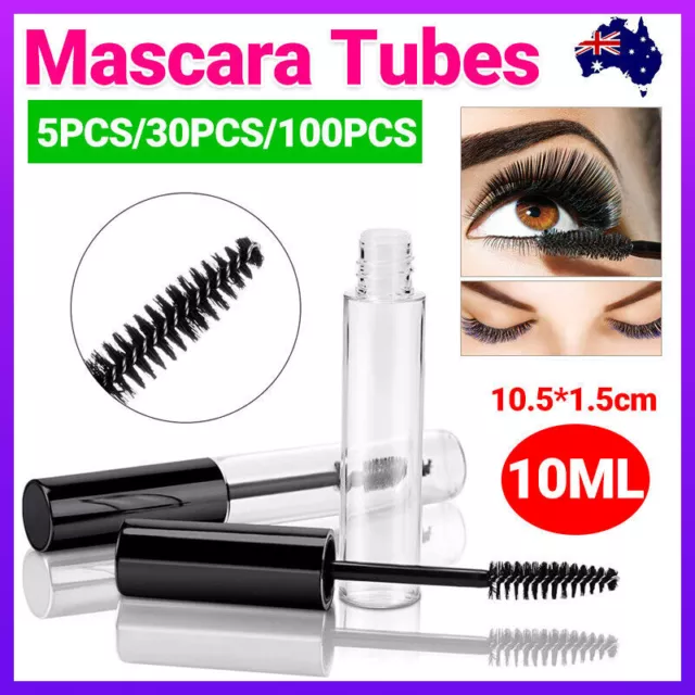 10ML Portable Eyelash Tube Empty Mascara Cream Vial Container Travel Bottle AU