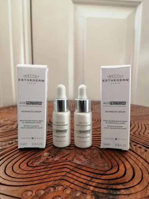 Institute Esthederm Age Proteom Advanced Serum 5ml x 2 BNIB Travel/Mini - NEW