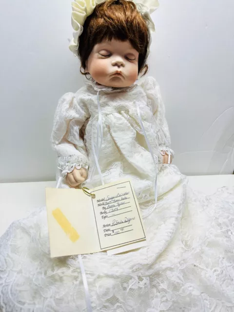 Sugar Britches Artist Doll Boots Tyner  Mold  21 inches  Christening dress