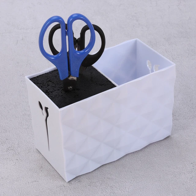 Contenedor decorativo escritorio caja de herramientas tijeras de tela caja de herramientas