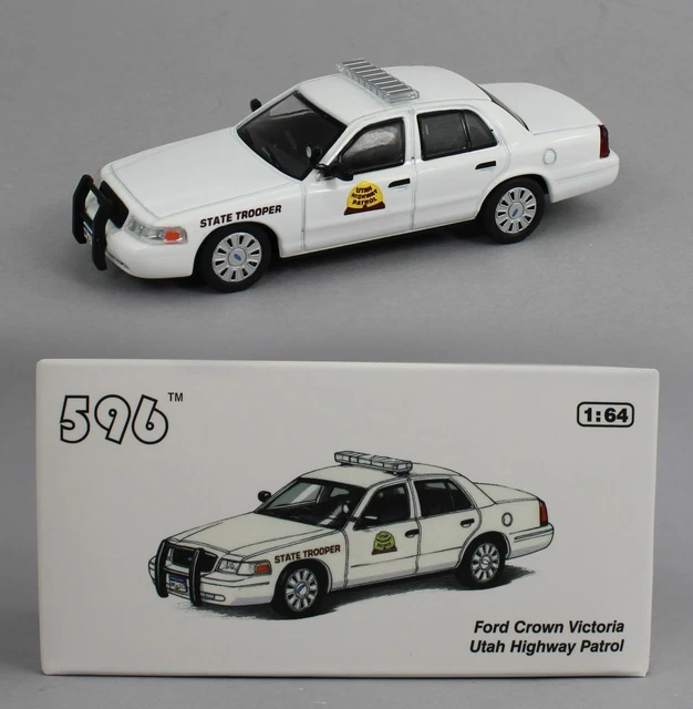 Motormax 1/24 – Ford Crown Victoria 2007 – Utah State Patrol – Miniature Occasion