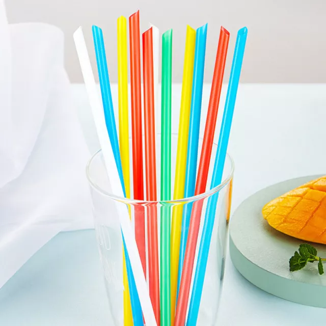 Pajitas de bebida envueltas individualmente pajitas de bebida pajitas de fiesta desechables pajitas de plástico