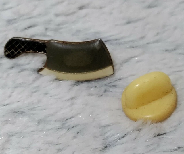 VINTAGE KNIFE CLEAVER Hat Pin / Button $9.99 - PicClick