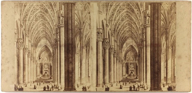 Tirage Photo Argentique Vintage De Milan (Italie) - Cathédrale, Circa 1950, Format 12x17 Cm