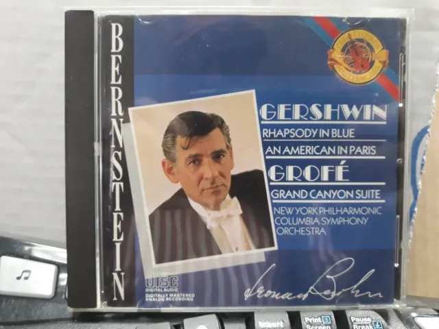 Gershwin Rhapsody in Blue, American in Paris;Grofe Grand Canyon Suite -Bernstein