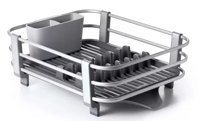 OXO Good Grips Durable Aluminum Frame Dish Rack New
