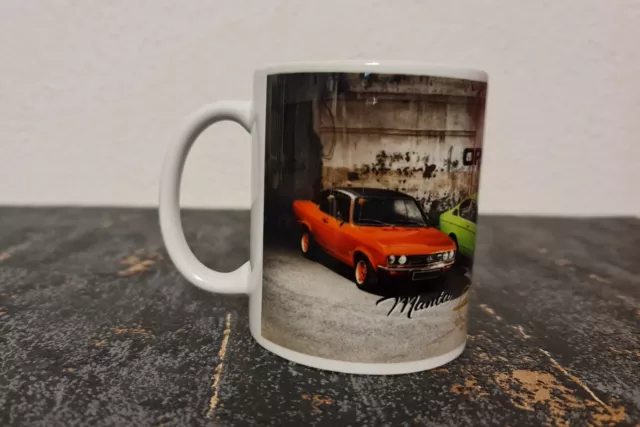 Tasse mit Motiv Opel Manta Kadett GT Retro Vintage 2