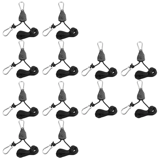 12 pcs Seil Clip Aufhänger Einstellbare Licht Kleiderbügel 3