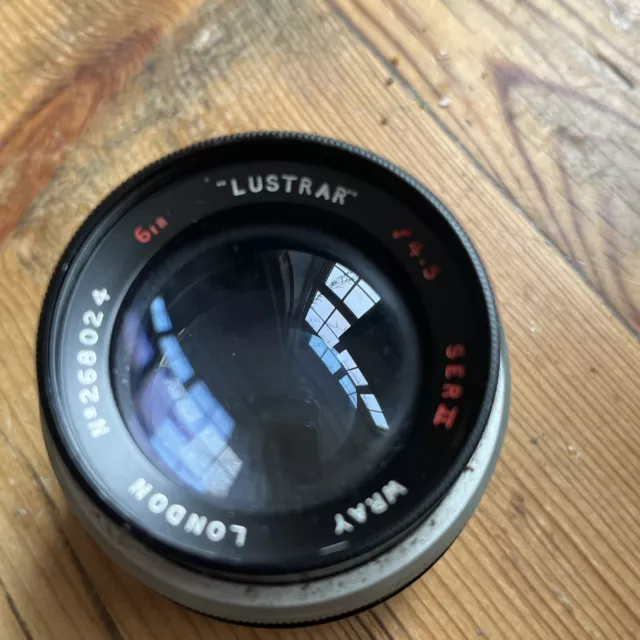 Wray Lustrar 6" 4.5  Vintage Lens London 3
