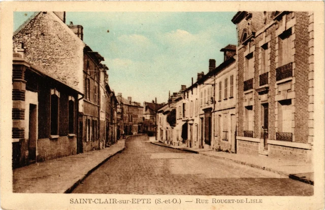 CPA St-CLAIR-sur-EPTE - Rue Rouget de l'Isle (380766)