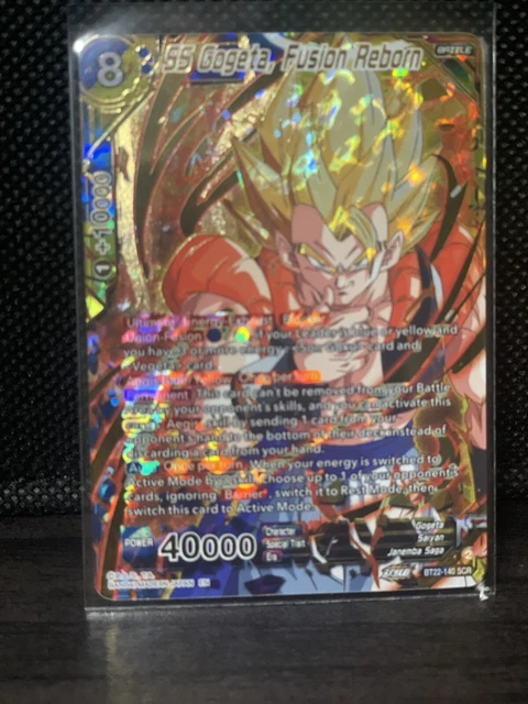 SS GOGETA FUSION Reborn BT22-140 GDR God Rare Dragon Ball Super