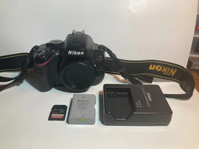 Cuerpo de cámara réflex digital Nikon D5100 TAL CUAL error pulsador de nuevo