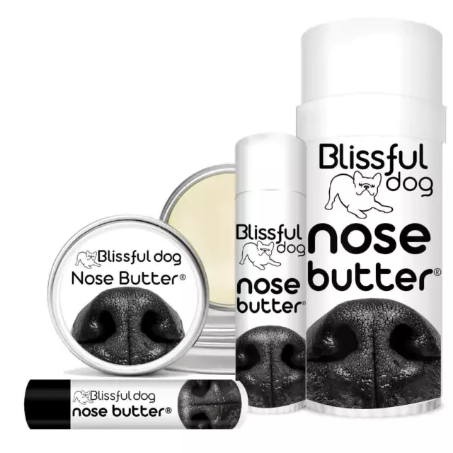 The Blissful Dog NOSE BUTTER Moisturizes Rough, Crusty, Extremely Dry Dog Noses