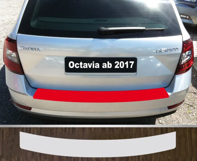 Ladekantenschutz Lackschutzfolie passgenau für  Skoda Octavia 3 Kombi ab 2017