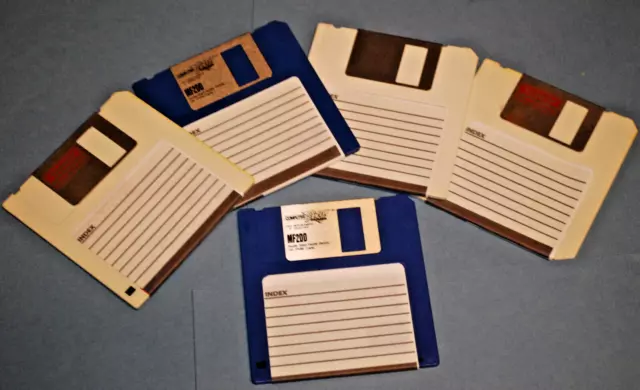 SINGLE FLOPPY DISK - 3.5 Inch 720K Floppy Disc Various Colours/Makes