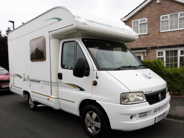 Bessacarr E410 2 berth rear kitchen coachbuilt motorhome for sale Bessacarr E410 2 berth rear kitchen coachbuilt motorhome for sale