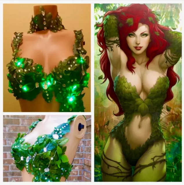 POISON IVY SEXY Halloween Costume Complete Outfit, Theatre, Rave $178.50 -  PicClick