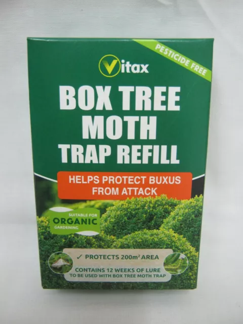 Vitax Box Moth Trap Box Tree Moth Buxus Natural Pheromone Pest Control Refill