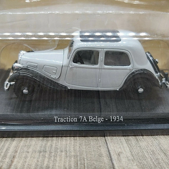 Voiture Citroen Traction 7A Belge 1934 Uh Pour Atlas 1:43 Neuf Boite