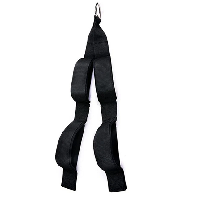 MuscleForge® Corda Ergonomica per Tricipiti, Corda per carrucola, Pulley, Maniglia per l'allenamento dei Tricipiti e Bicipiti in Palestra o a Casa