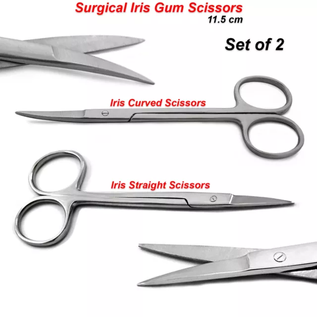 Iris Gum Scissors Tissue Dissecting Surgical Instruments Dental Forceps Shears