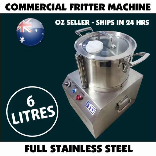 Commercial Food Processor Like Robot Coupe Meat mincer *Stainless Steel 750W 6L